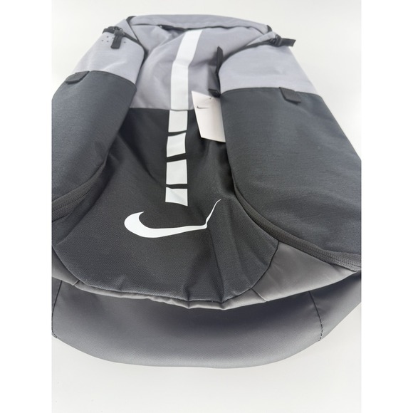 Nike Hoops Elite Pro Backpack Cement Grey White Black Travel School BA5554 012 - Picture 4 of 7